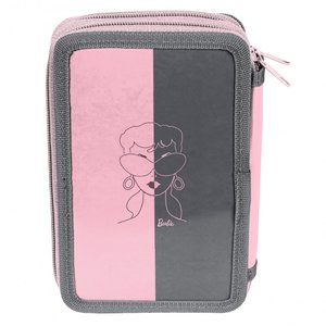 Peračník Barbie Ružovo-šedý dvojposchodový-9